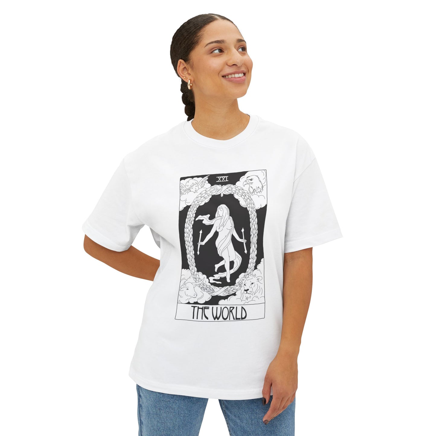 The World Tarot T-Shirt – Scaevola Deck | Unisex Boxy Fit Cotton Tee