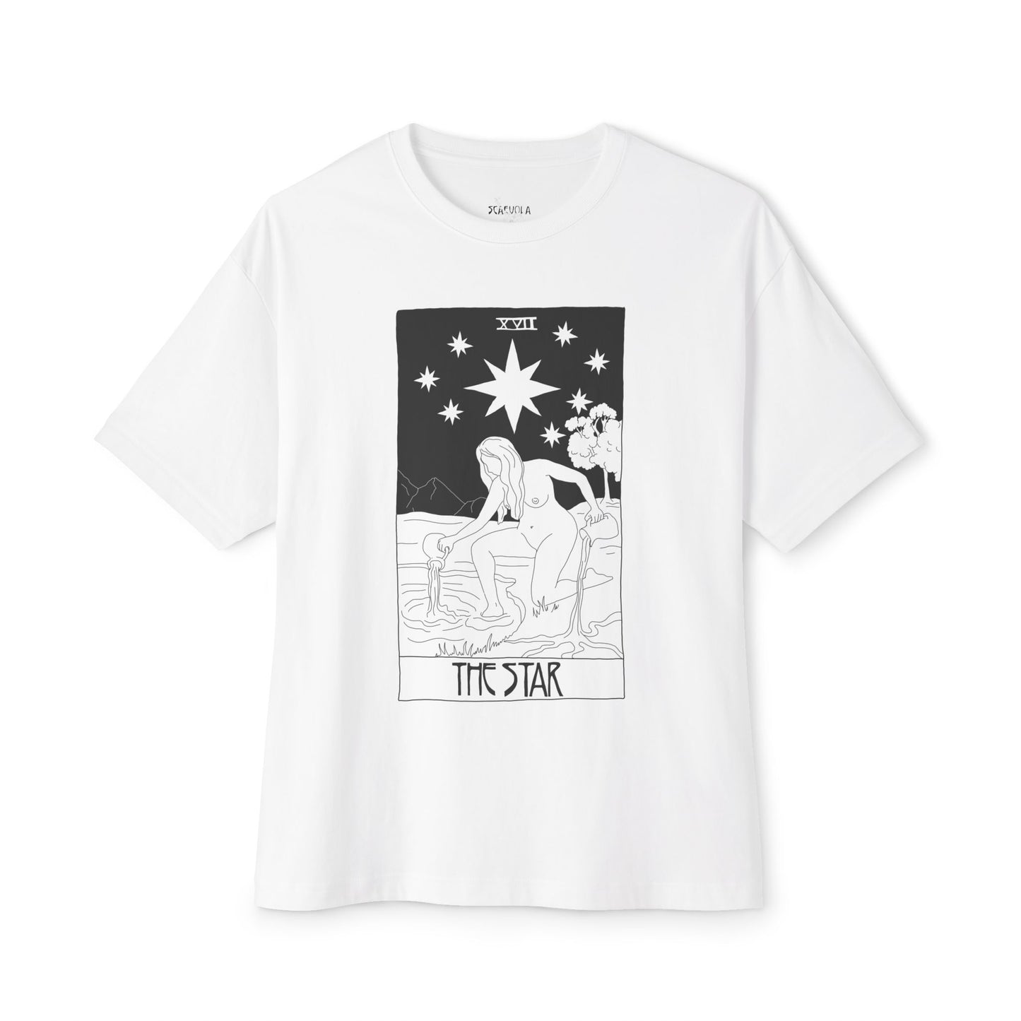 The Star Tarot T-Shirt – Scaevola Deck | Unisex Boxy Fit Cotton Tee