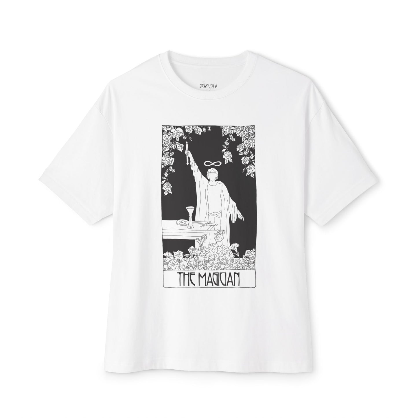 The Magician Tarot T-Shirt – Scaevola Deck | Unisex Boxy Fit Cotton Tee