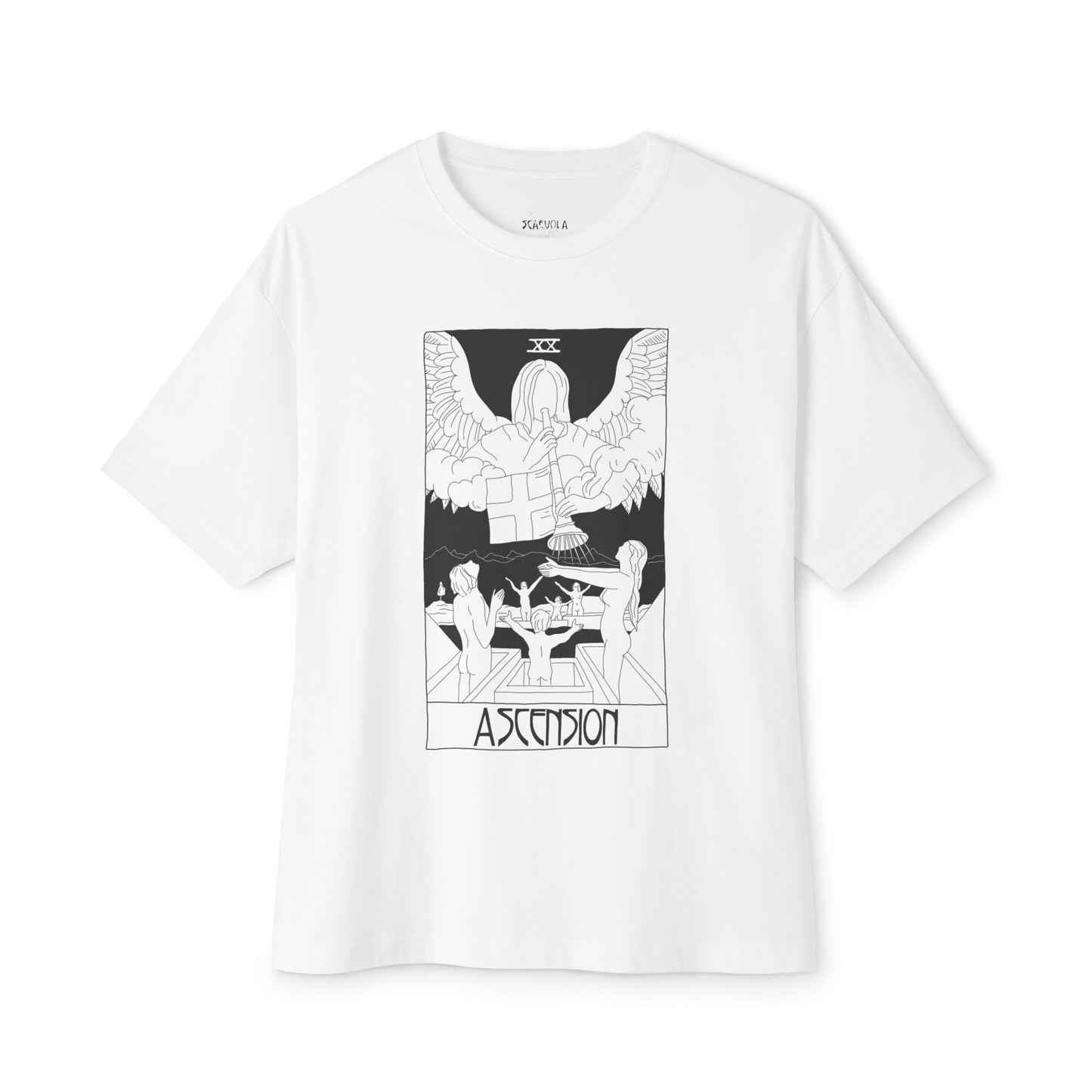 Ascension Tarot T-Shirt – Scaevola Deck | Unisex Boxy Fit Cotton Tee