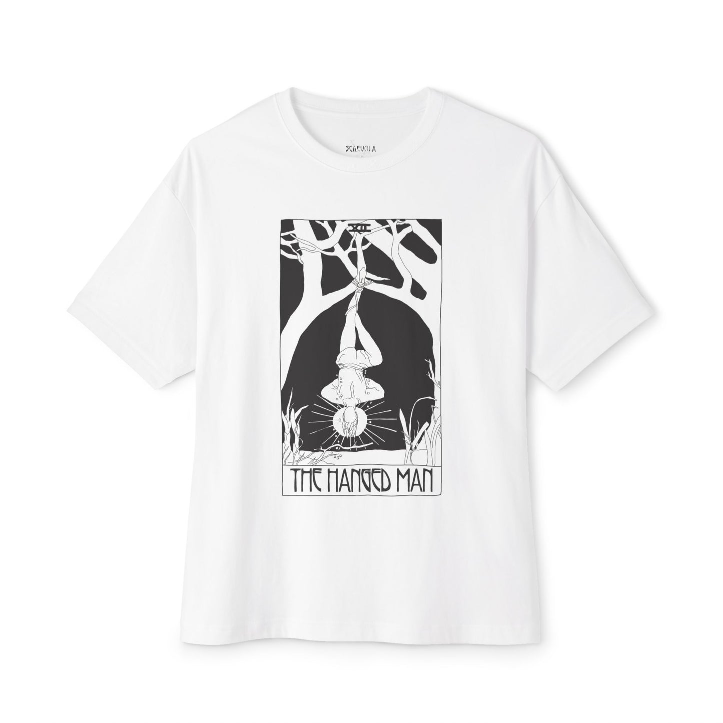 The Hanged Man Tarot T-Shirt – Scaevola Deck | Unisex Boxy Fit Cotton Tee