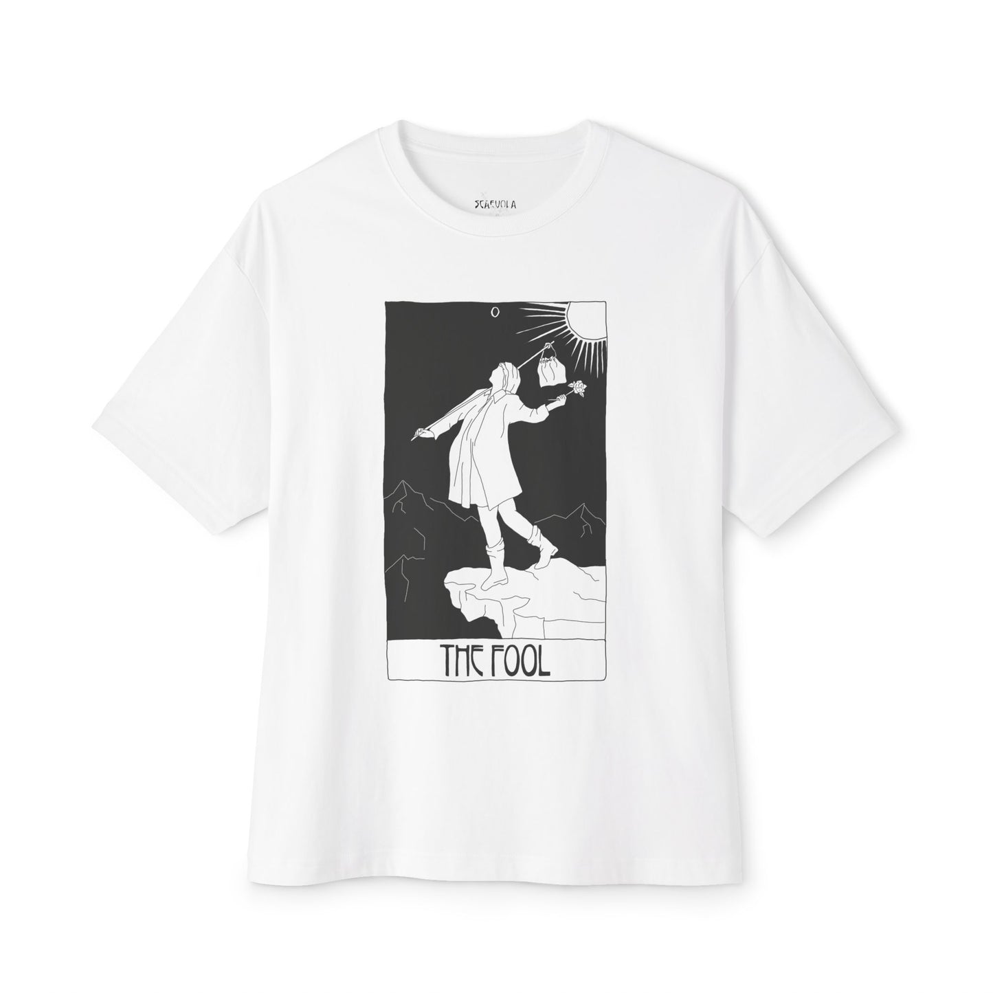 The Fool Tarot T-Shirt – Scaevola Deck | Unisex Boxy Fit Cotton Tee