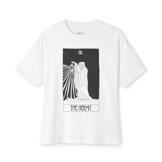 The Hermit Tarot T-Shirt – Scaevola Deck | Unisex Boxy Fit Cotton Tee