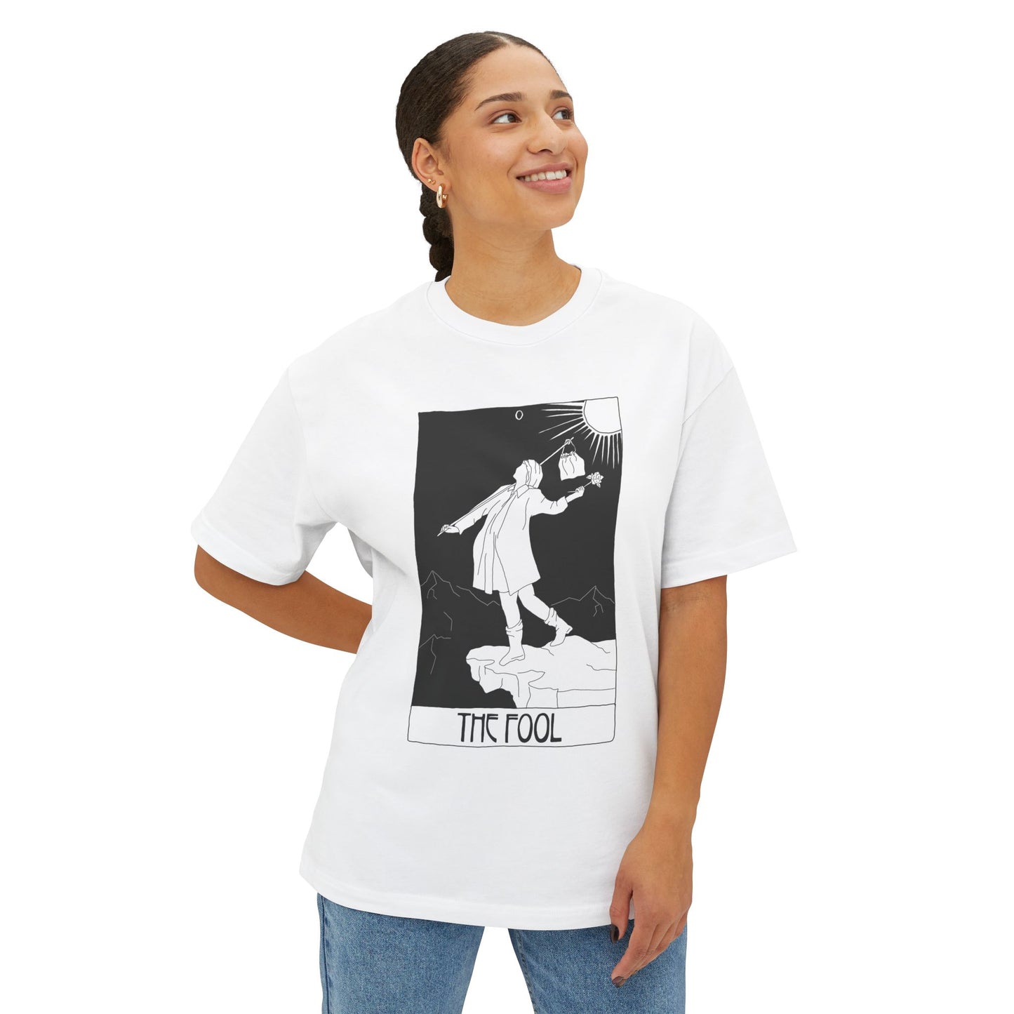 The Fool Tarot T-Shirt – Scaevola Deck | Unisex Boxy Fit Cotton Tee