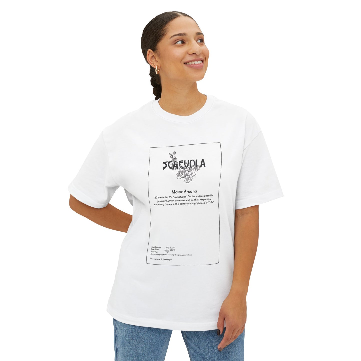 Exclusive Extra Card Tarot T-Shirt – Scaevola Deck | Unisex Boxy Fit Cotton Tee